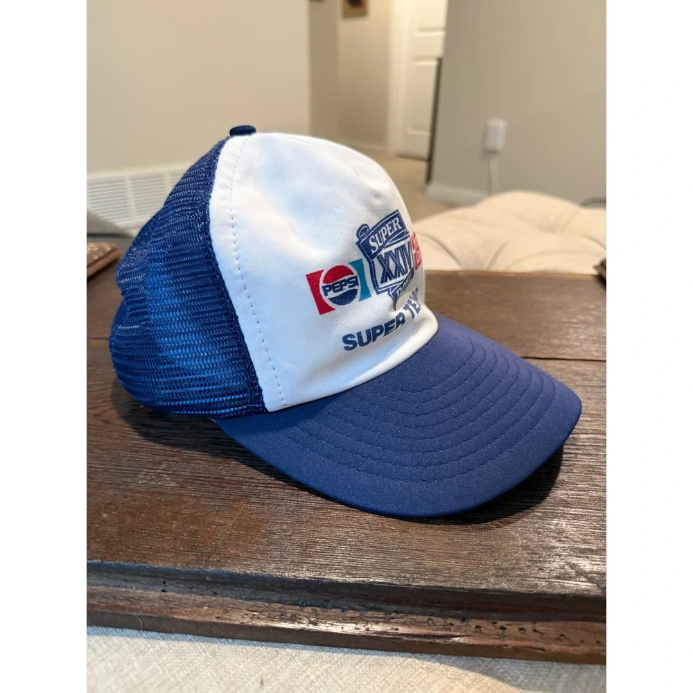 VTG Vintage Super Bowl XXIV Frito Lay Pepsi Super‎ Team 90 Trucker Hat Snapback
